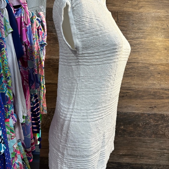 Moth by Anthropology White Ribbed Cap Sleeve Sweater - Picture 2 of 9